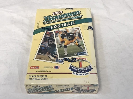 1993 Bowman Football NFL Trading Cards Sealed Box