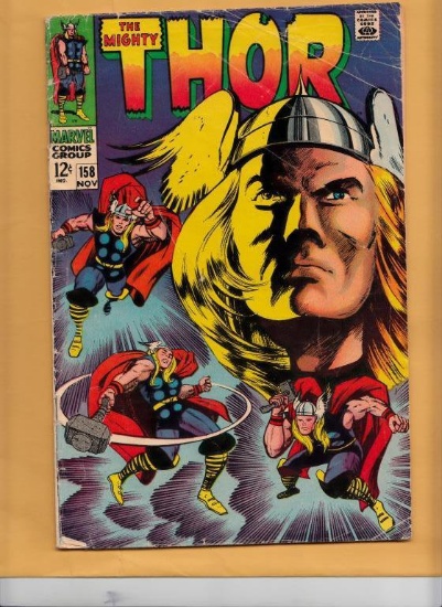 The Mighty Thor 158 Silver Age Origin Retold Comic