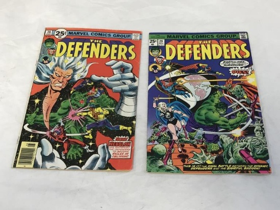 Lot of 2 Marvel DEFENDERS Comics #29 & #38