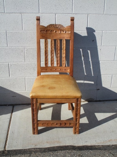 Very Heavy Ordinate Wood Hallway Chair