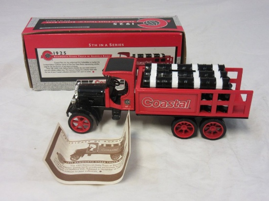 Ertl  Coastal 1925 Kenworth Stake truck Bank NEW