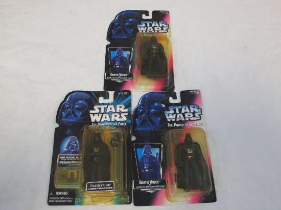 Lot of 3 Late 90's Darth Vader Star Wars Toys