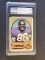 1970 Topps #59 Alan Page Rookie Card Graded VG 3