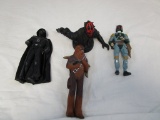 Lot of 4 Star Wars Action Figures Chewbacca