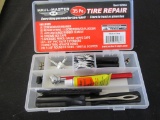 Tire Repair Patch Kit in Carry Case
