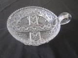 Crystal Bowl with Attached Handle