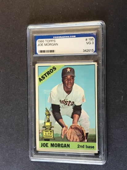 1966 Topps #195 Joe Morgan Graded VG 3