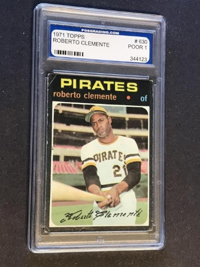 1971 Topps #630 Roberto Clemente Graded POOR 1