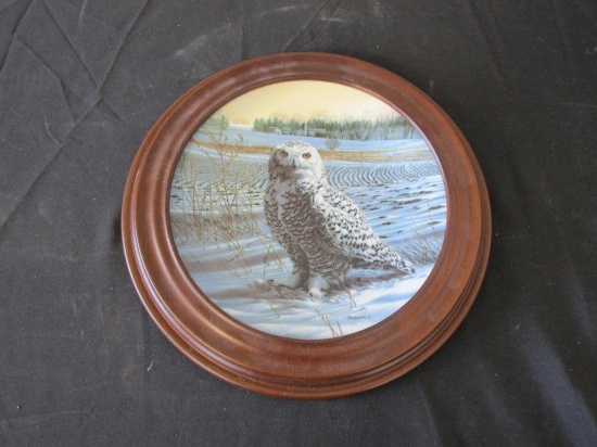 Knowles The Snowy Owl J. Beaudoin Collectors Plate