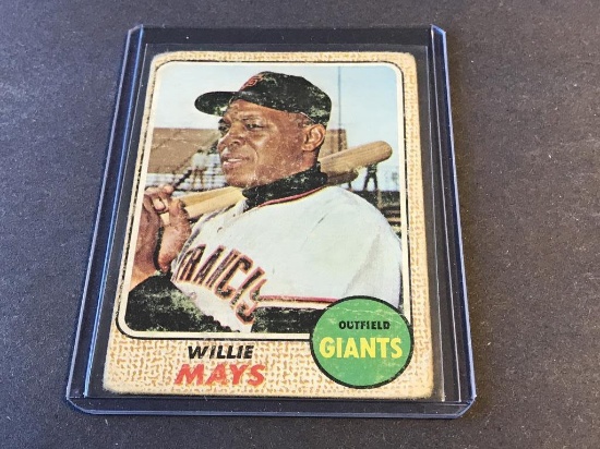 1968 Topps #50 Willie Mays Baseball Card