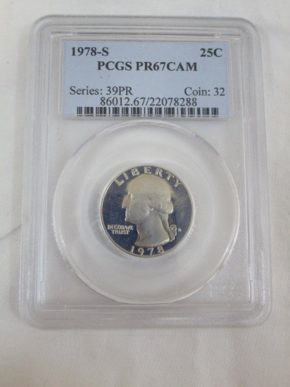 1978-S PR67CAM Silver Quarter Proof