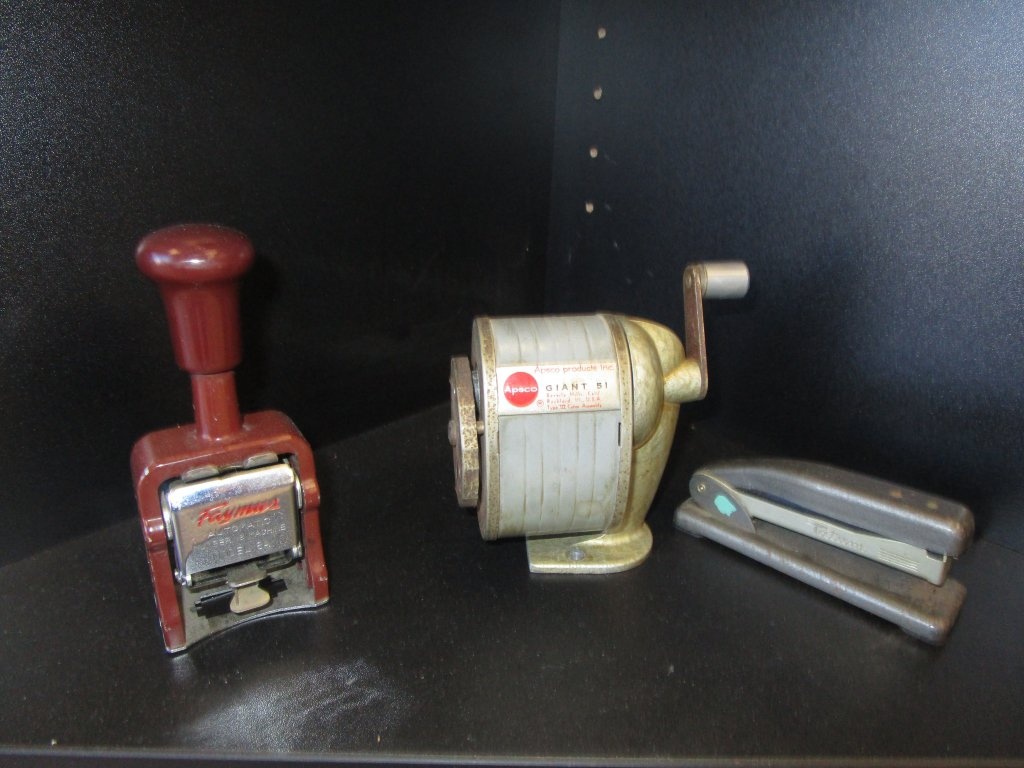 Lot of 3 Vintage Office Supplies