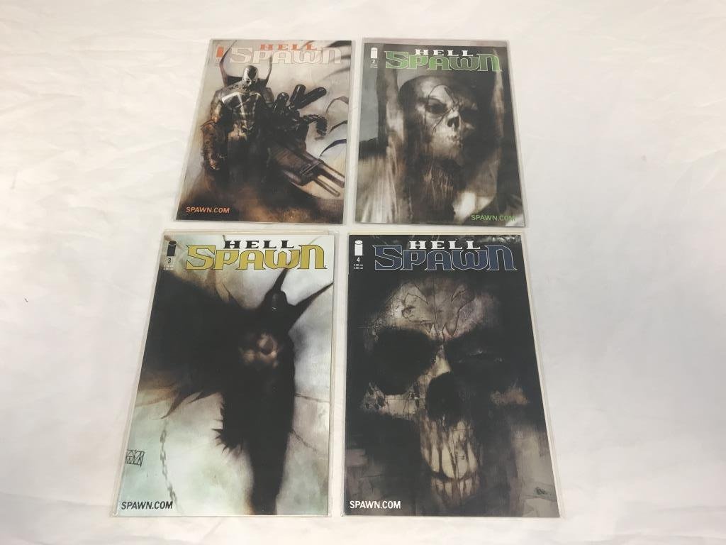 Hell Spawn issues 1-4 Image Comics
