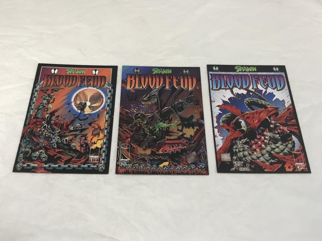 Lot of 3 Spawn Blood Feud Image Comics