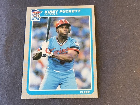 1985 Fleer #286 Kirby Puckett Rookie Card