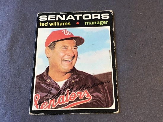 1971 Topps #380 Ted Williams Baseball Card