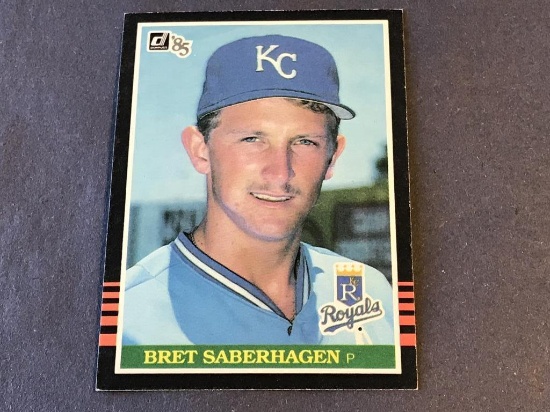 1985 Donruss #222 Bret Saberhagen Rookie Card