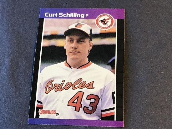 1989 Donruss #635 CURT SCHILLING Rookie Card