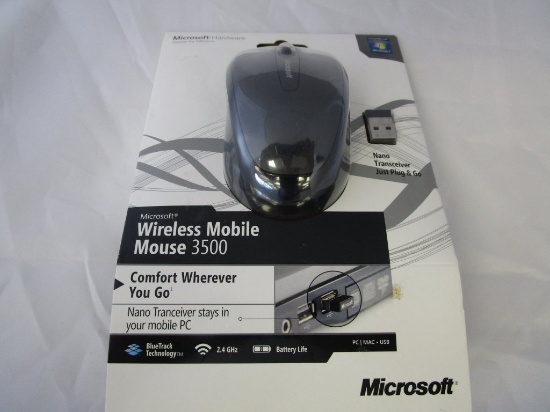 Microsoft wireless mobile mouse 3500.