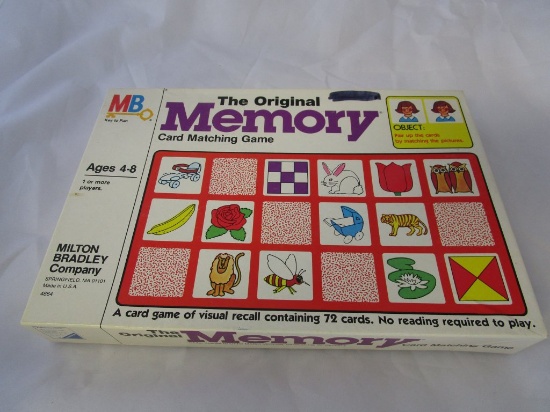 Milton Bradley original Memory game