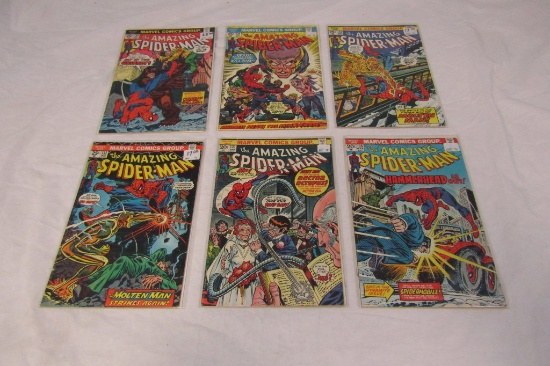 Lot of 6 SPIDERMAN Marvel Comics issues 130-139