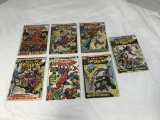 Lot of 7 SPIDERMAN Marvel 1972 Comics 108-140