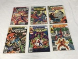 Lot of 6 SPIDERMAN Marvel 1980 Comices 203-208