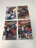 Lot of 4 SPIDERMAN Comics with The Punisher