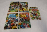 Lot of 5 MARVEL TRIPLE ACTION 1970's Comics