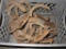 Lot of  vintage rusty Horseshoes
