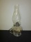 vintage kerosene Glass  lamp