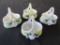 Lot of 4 Vintage German Salt Cellars