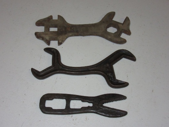 Lot of 3 vintage Farm Wrenches