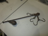 Vintage  Scale Hanging Cast Iron Balance Beam Arm