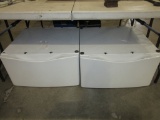 2 Laundry Pedestal w/ Storage Drawer Kenmore