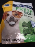 1 lb bag of Dentastix Fresh dog biscuits