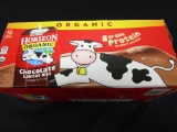 18 pack of Organic Horizon Chocolate Milk