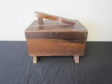 Vintage Shoe Shiners Wood Box