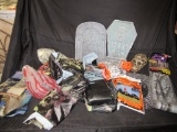 Lot of Halloween decorations