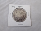 1891 Morgan Silver Dollar