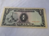 Japanese Government One Peso note