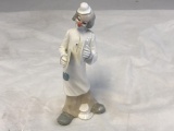 Vintage TENGRA Porcelain Clown Playing Cymbals