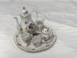 miniature tea set Floral