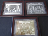 Lot of 3 vintage photos-Gas Station Pumps