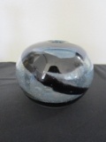 Blown Bubble Glass Vase