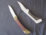 Lot of 2 Single Blade Folding Knives