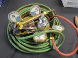 purox Oxy Acetylene Torch, Lines, and Gauges