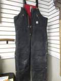 Pair of black work overalls Size 42 x 30.