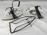 Lot of 2 Irons with stand