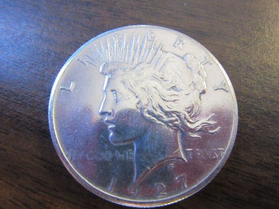 1927 Liberty Peace Dollar Philadelphia Mint